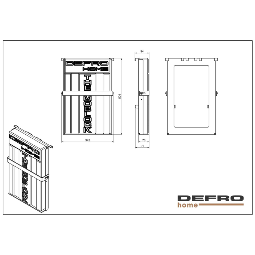 Defro Home - akumulačná sada zadná Thermoblock Impuls