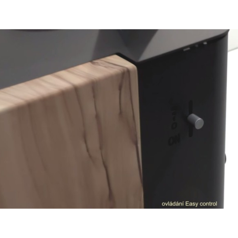 Haas+Sohn - Avesta II s výměníkem (černá, woodstone prestige)