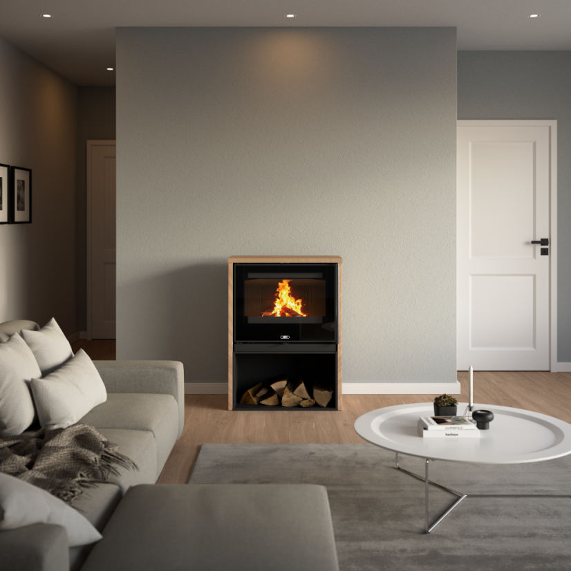 ABX - Osaka box kameň (čierny korpus, opláštenie pieskovec, vrátane hornej dosky)