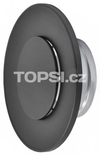 Ventilačný tanier Darco ASV ø150mm - čierny  (sací / výdychový)