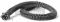 Těsnící šňůra na dvířka - kulatá černá (8mm, 1m)