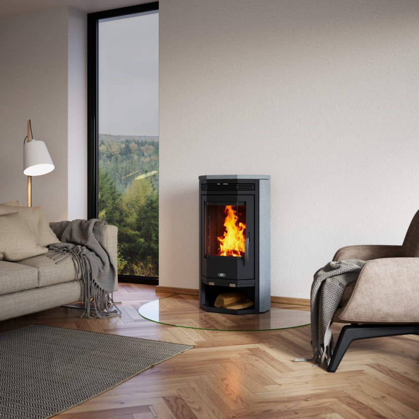 ABX - Baltik 4 (čierny korpus, opláštenie mastenec, vrátane hornej dosky)