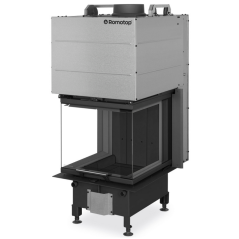 Romotop - HEAT U 3G L 50.52.50.26 - s výsuvnými dvierkami a deleným sklom