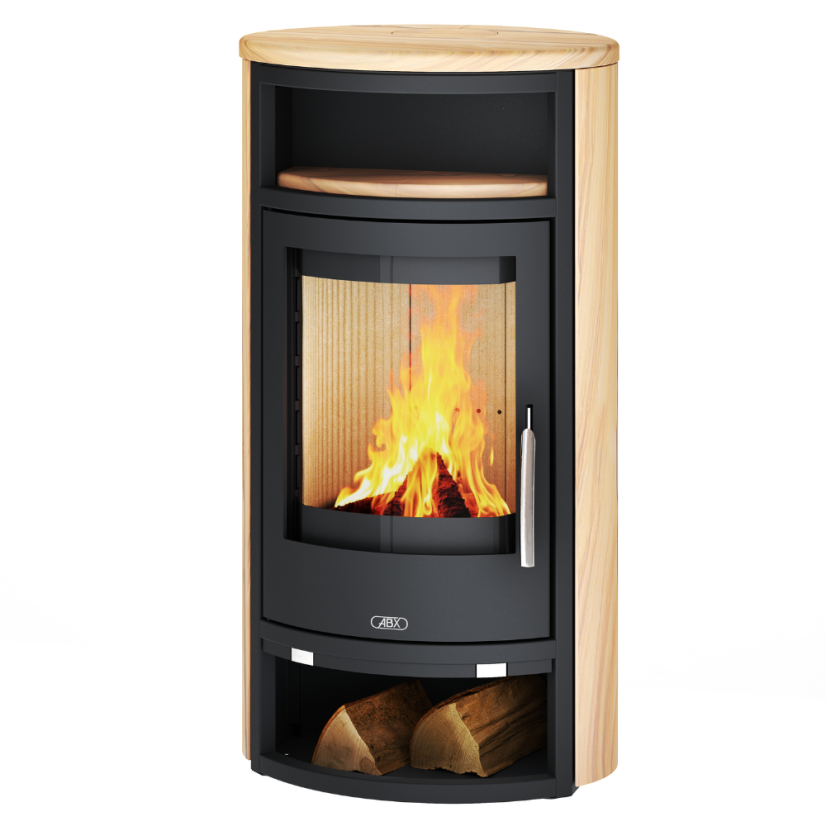 ABX - Polar 6 (černý plech, opláštění pískovec)