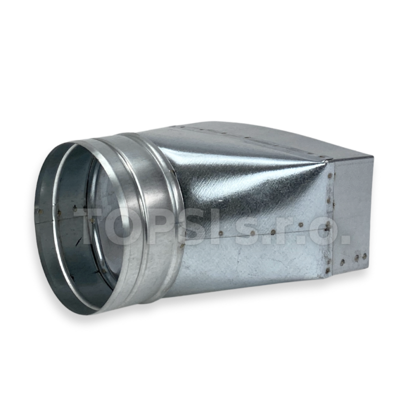 Redukce rovná / flex pr. 125 mm - 200x90 mm
