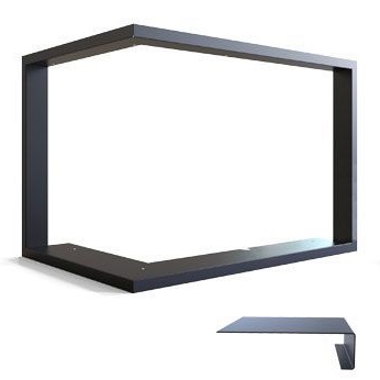 Defro Home - Krycí rámik M30 ke krbové vložce Impuls ME BL/BP