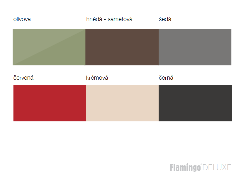 HS Flamingo - KAMPA LEVÁ - Farba plášťa: Olivová