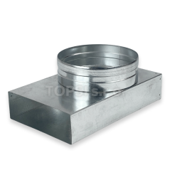 Redukcia 90° flex 150 mm - 150x50 mm