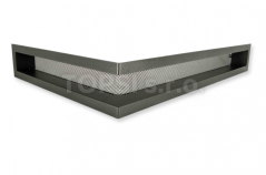 Mřížka rohová TAHOKOV 500x350mm/90mm antracit