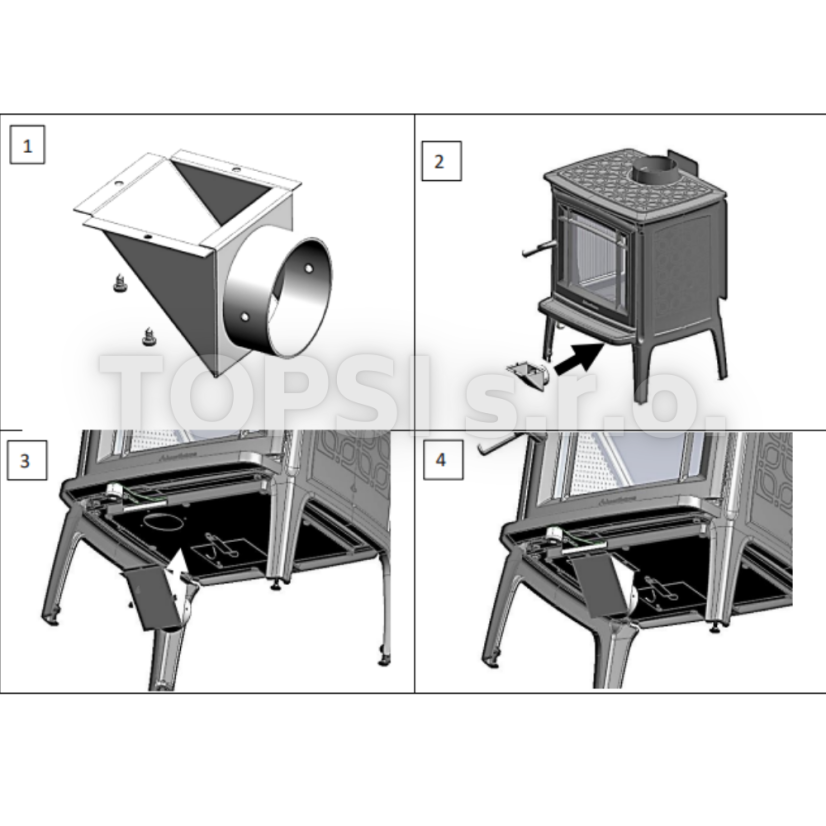 Adaptér pro externí vzduch - Hergom Craftsbury, Shelburne