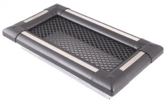 Krbová mřížka EXCLUSIVE 10x20cm grafit / inox