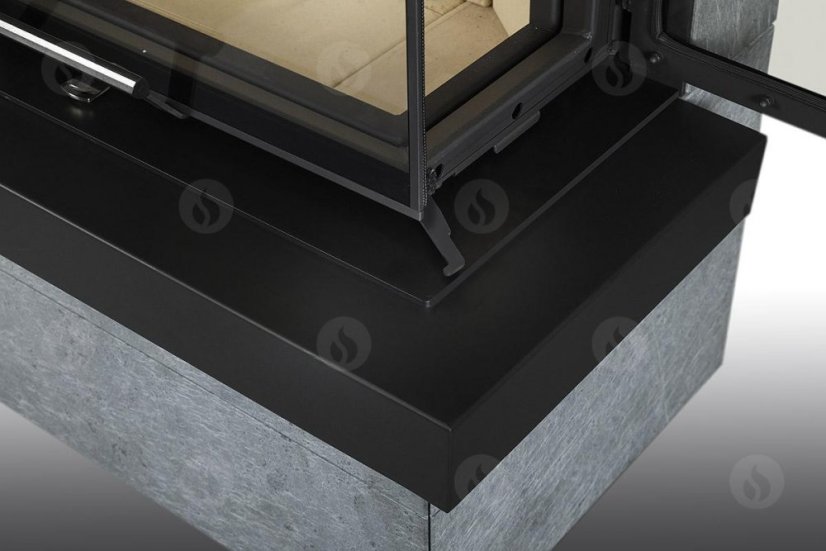 Designový krb CARA C - keramika - Farba keramiky: Cherry - 75705