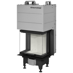 Romotop - HEAT C 3G L 50.52.31.24 - s výsuvnými dvířky a děleným sklem