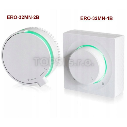 Regulátor otáčok ERO-32MN-2 - BIELY pre krbové ventilátory AN-II a ANEco-II