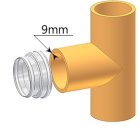 Pre keramické komíny s hrúbkou steny 9 mm