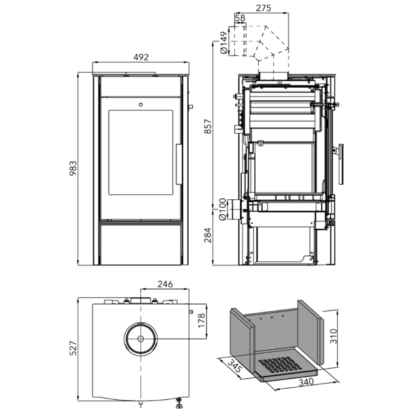 Haas+Sohn - Almo II s výměníkem