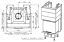 Romotop - HEAT C 3G L 50.52.31.24 - s výsuvnými dvierkami a deleným sklom