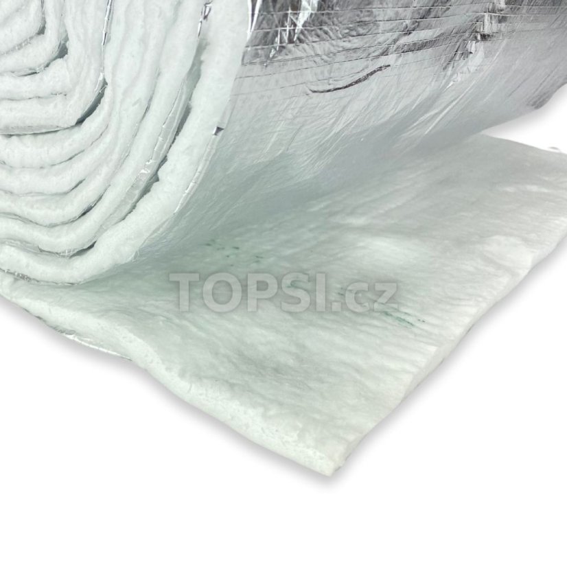 Izolačná rohož SUPERWOOL s AL fóliou 610x13mm - dĺžka 1m