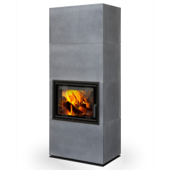 Designový krb SOLID F - kachle