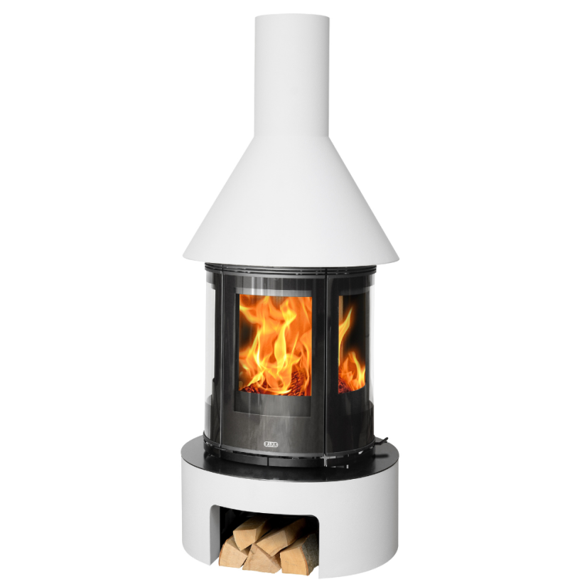 ABX - Vermont II (čierny korpus, opláštenie biely plech)