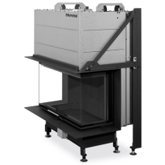 Romotop - HEAT C 3G L 80.52.31.26 K1 - s konstrukcí, výsuvnými dvířky a děleným sklem