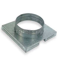 Redukce do mřížky 16x16cm - ø125 mm