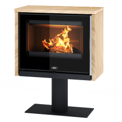 ABX - Osaka na nohe (čierny korpus, opláštenie pieskovec)