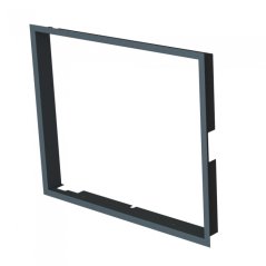 Zazdívací rámeček 1x90° hloubka 80mm, černý, BeF (Double) Feel (V) 7