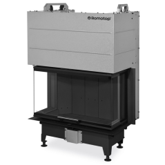 Romotop - HEAT C 3G L 80.52.31.26 - s výsuvnými dvířky a děleným sklem