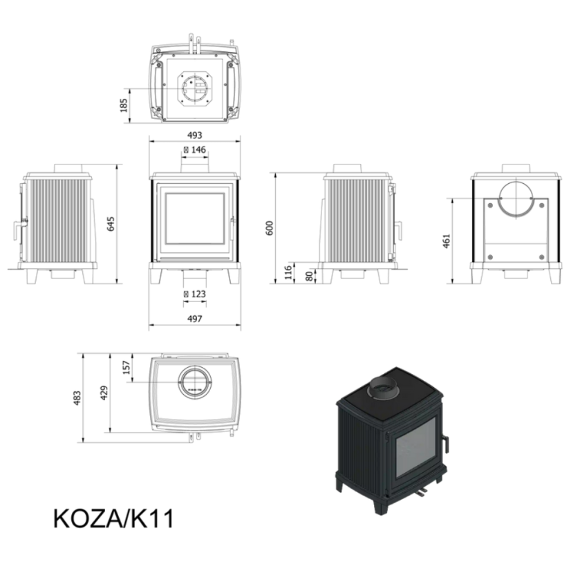 Kratki - Koza K11