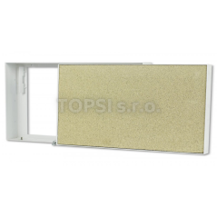 SILADOOR - revízny otvor pro krby (44,4 x 22 cm - montáž na šírku)