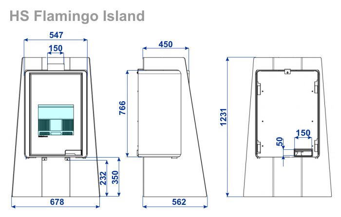 HS Flamingo - ISLAND - Farba plášťa: Čierna