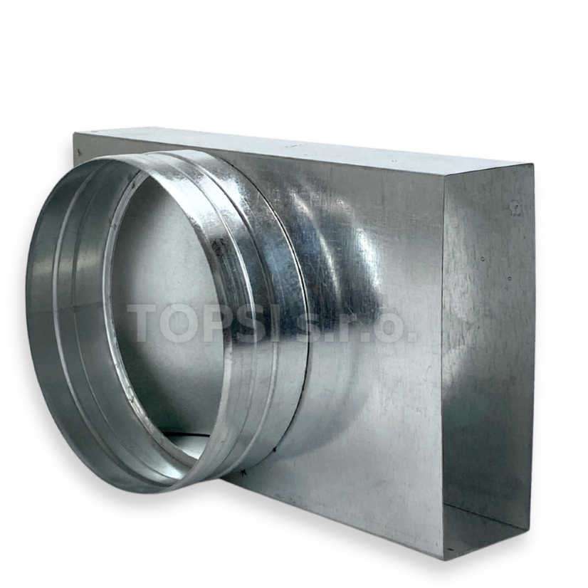 Redukce 90° flex 150 mm - 150x50 mm