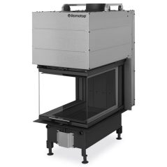 Romotop - HEAT U 3G L 50.52.70.26 - s výsuvnými dvierkami a deleným sklom