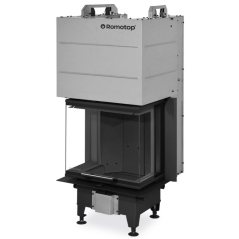Romotop - HEAT C 3G L 50.52.31.26 - s výsuvnými dvířky a děleným sklem