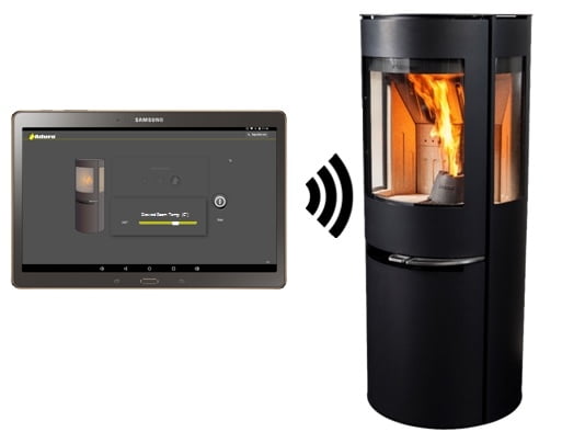 Aduro Hybrid H2 - hybridní kamna na dřevo a pelety
