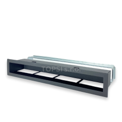 Ventlab V-Open 600x100mm čierny