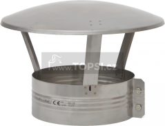 Nerezová komínová strieška pre dymovod Ø120 mm