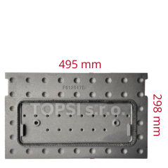 Zadná stena do kachlí Invicta Siam (ref. 612647)