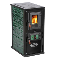 KVS Moravia - VSP 9110 SIMON (zelená s drevenými úchytmi)