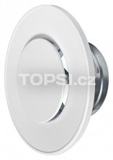 Ventilační talíř Darco ASV ø100mm - bílý  (sací / výdechový)
