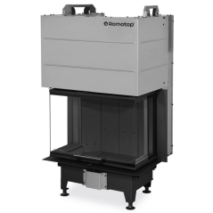 Romotop - HEAT C 3G L 65.52.31.26 - s výsuvnými dvierkami a deleným sklom