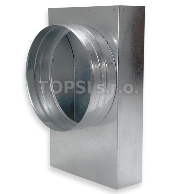 Redukce 90° flex 150 mm - 150x50 mm