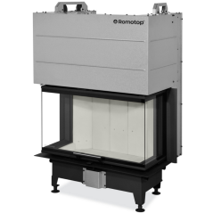 Romotop - HEAT C 3G L 80.52.31.24 - s výsuvnými dvířky a děleným sklem