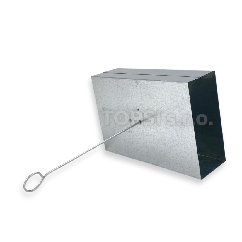 Klapka s pevným tiahlom - 200x90 mm