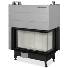 Romotop - HEAT R 3G L 81.51.40.24 - s výsuvnými dvířky a děleným sklem