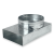 Redukce 90° flex 150 mm - 150x50 mm