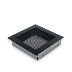Krbová mriežka MODERN 21x21 cm - čierna