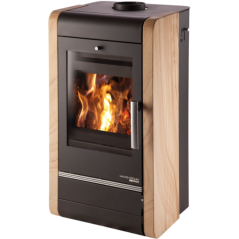 Haas+Sohn - Avesta II s výmenníkom (čierna, woodstone prestige)