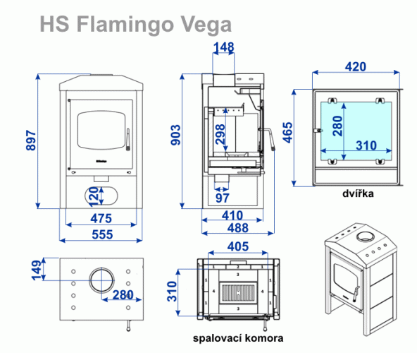 HS Flamingo - VEGA - Farba plášťa: Žltá - dlažba